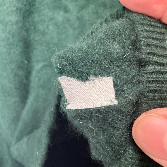 Black Brown 1826 Cashmere Sweater Green - Picture 3 of 8